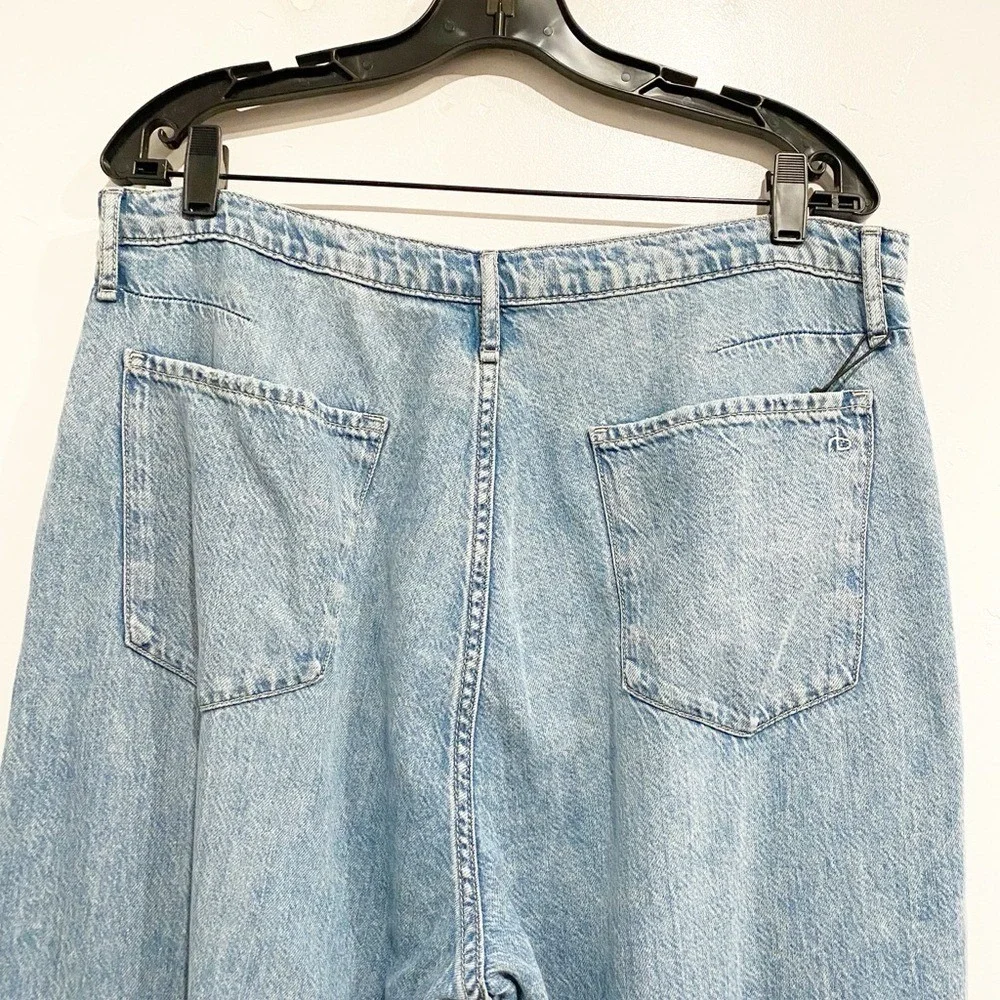 NWT Rag & Bone Ultra Featherweight Phoebe Drawstring Jeans Size Large - Picture 8 of 13